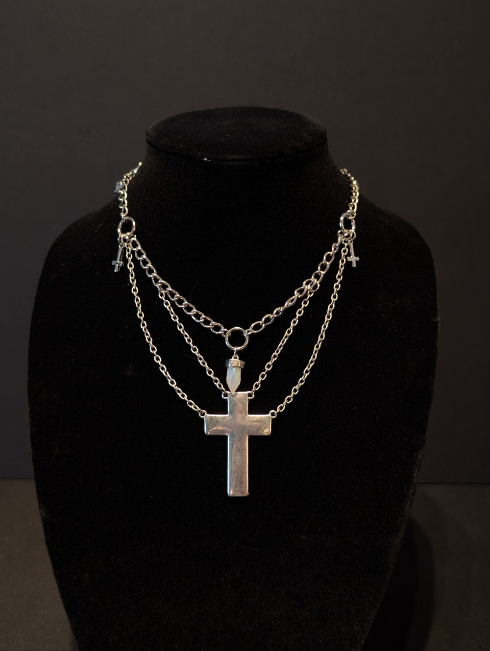 Cross Layered Necklace